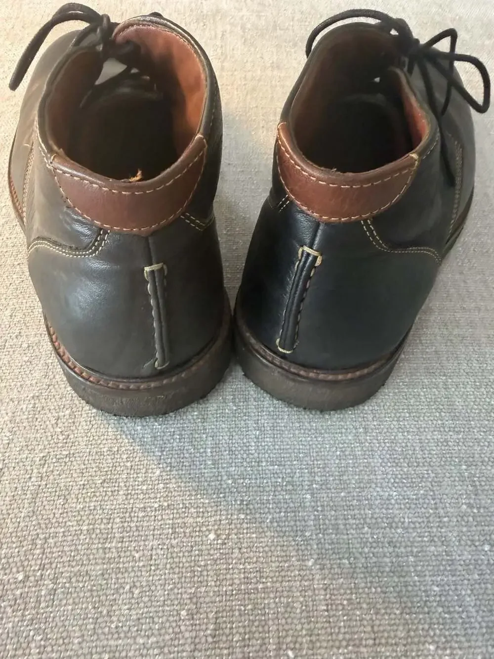 Johnston & Murphy Men's 7.5M Black Leather Chukka Boots